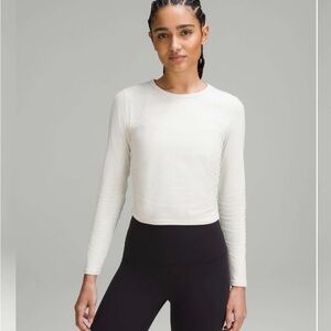lululemon athletica Cream Long Sleeve Top